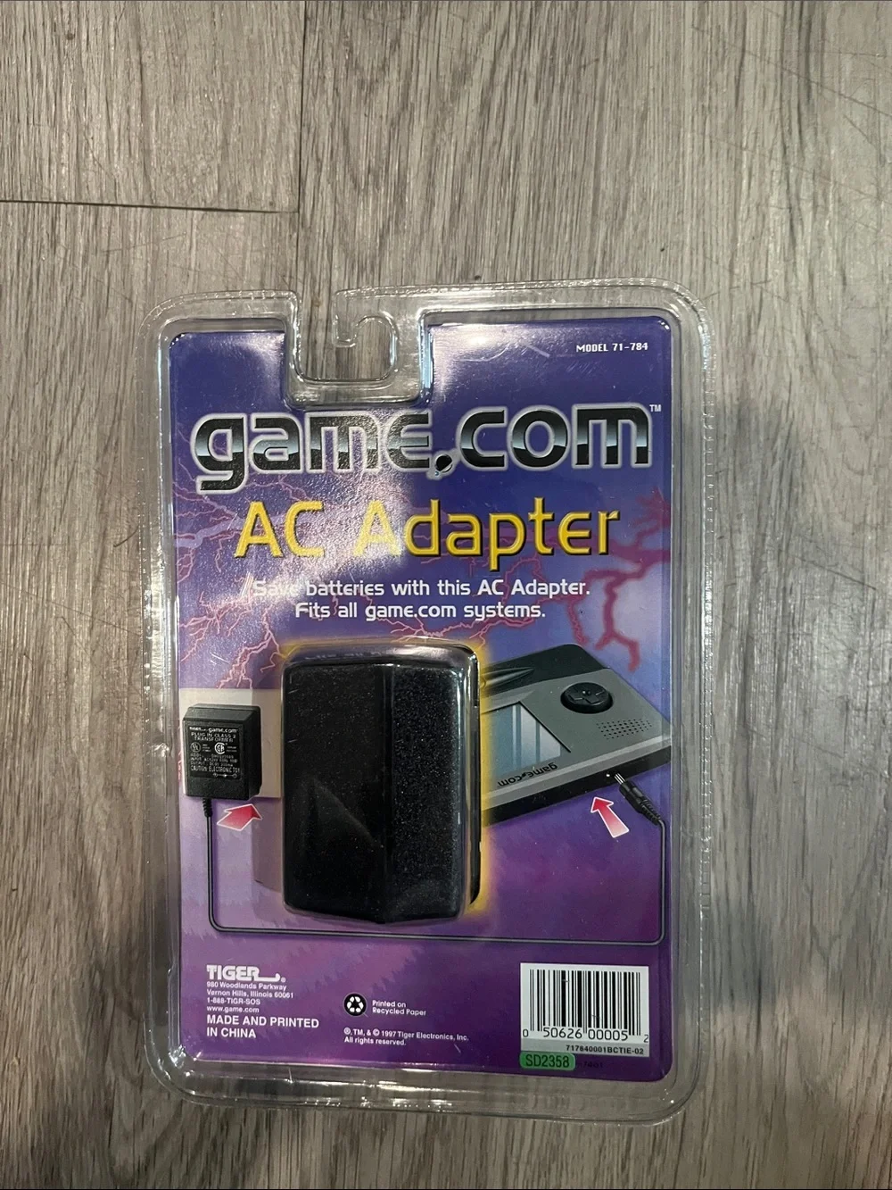 game.com AC Adapter - Black